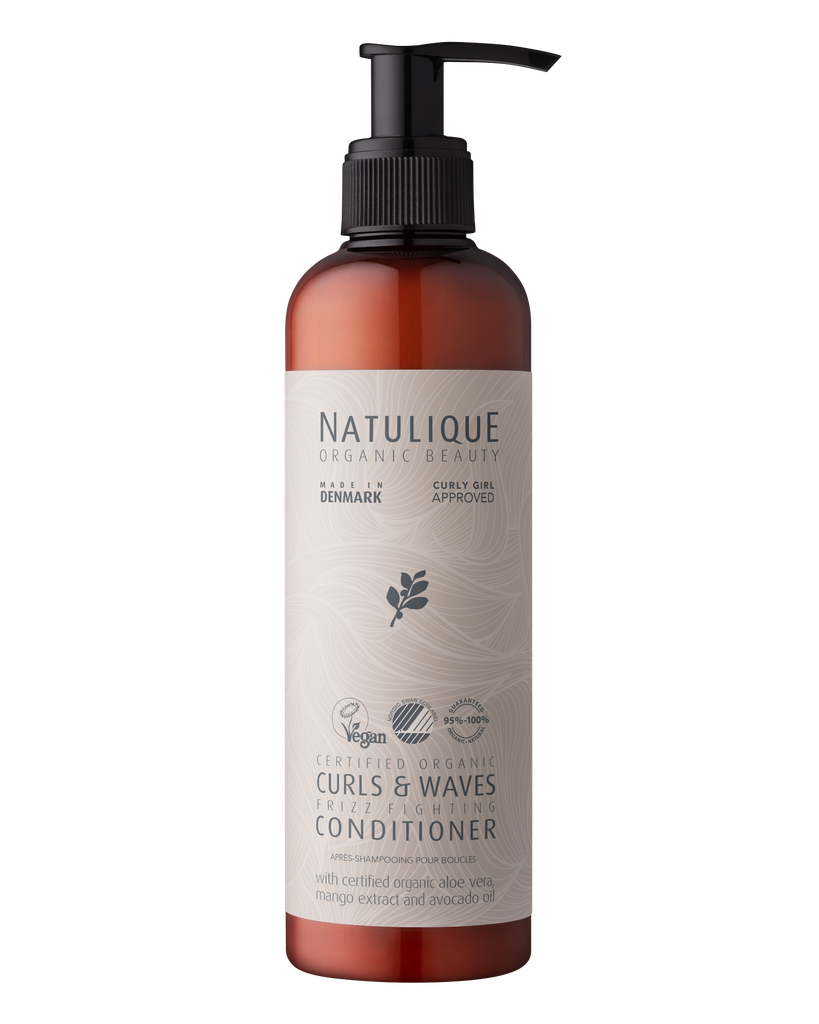[NQ C&W Conditioner 250] Curls and Waves Conditioner Balsam organic pentru parul cret si refacerea buclelor, aprobat Curly Girl,  Curls & Waves Natulique 250ml