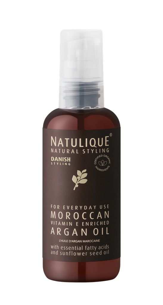 Moroccan Argan Oil  Ulei de Argan pentru par cu vitamina E  Natulique 100ml