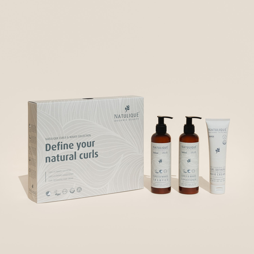 KIT TRATAMENT PENTRU PARUL CRET SI REFACEREA BUCLELOR- Curls & Waves Collection aprobat Curly Girl