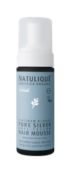 Pure Silver Hair Mousse Spuma Platinum Blonde Pure Silver Anti-Yellow Natulique 150ml